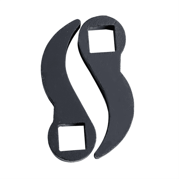 2PCS Crowbar Adapter Tools, Adjustable Angle Pry Bar Fits 1/2inch Ratchet,Crowbar Open y2119