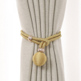 thumbnail image 1 of 2PCS Curtain Tiebacks Tie Backs Buckle Clips Weave Rope Holdbacks Home-Gold, 1 of 6