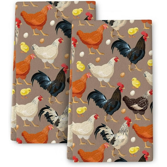 2PCS Cute Botanic Dish Towels for Drying Dishes, 16x24in Absorbent Decorative Sage Green Herbs Leaves Kitchen Towels,Hand Towels Tea Tewels for Kitchen Baking Bar Bathroom Decoration