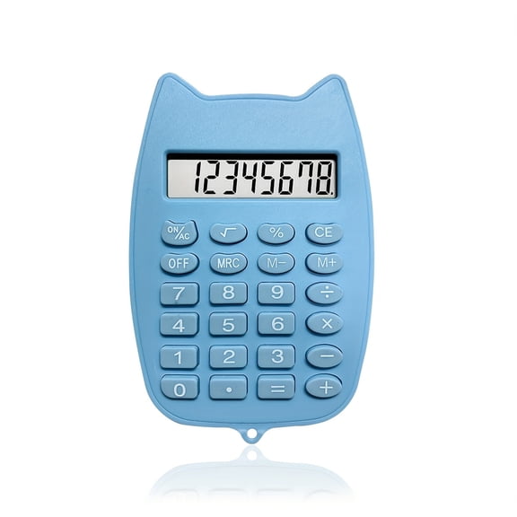 2PCS Cute Candy-Colored Handheld Calculator - Mini Portable Computing Tool, Multifunctional Compact Computer for Students and Office Use. Stylish Design