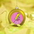 2PCS Cute Goldenstyle Cartoon Mario Princess Peach Anime Christmas