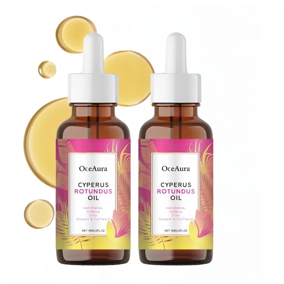2PCS Cyperus Rotundus Oil,Daily Body Care Oil – 120ml