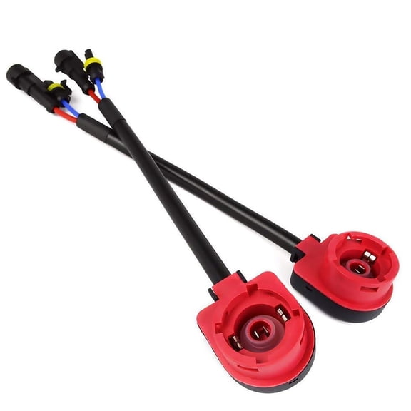 2PCS D2S D2C D2R D4S D4C D4R HID Xenon Bulb Adapters Wire Harness Connector Cable Socket TAPDRA Spare Part