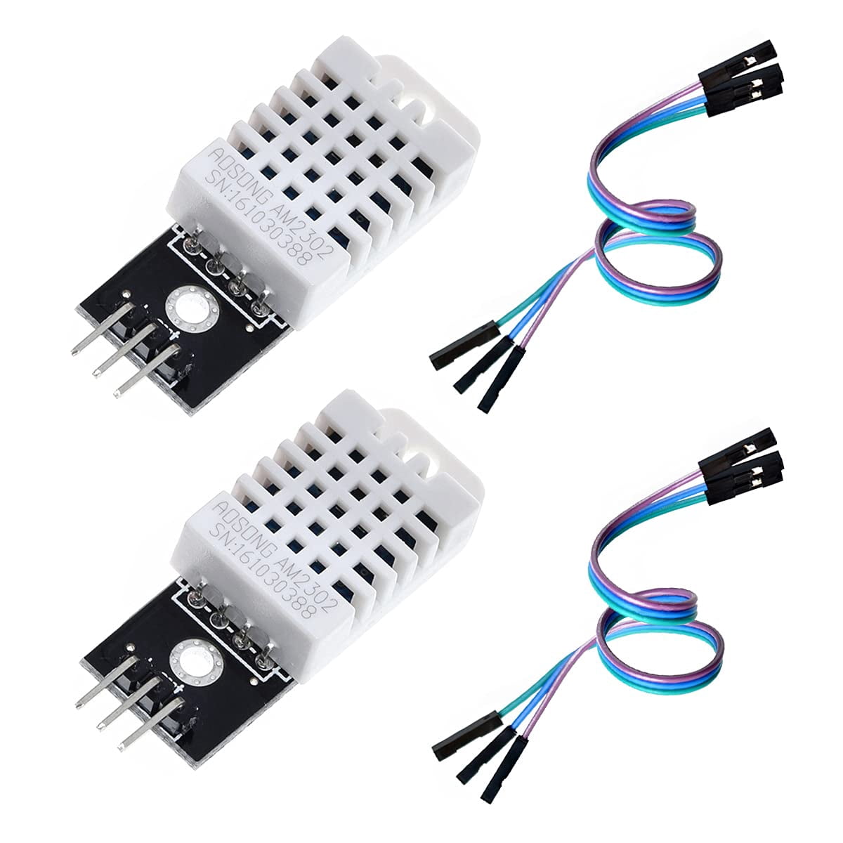 2PCS DHT22 AM2302 Digital Temperature Humidity Sensor Module Replace ...