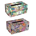 thumbnail image 1 of 2PCS DIY Diamond Art Painting Creative Design Home Decoration Wooden Assembly Paper Box Rectangular Paper Towel Storage Box-2PCS, 1 of 8