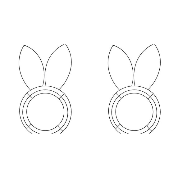 2PCS DIY Metal Wire Wreath Forms,Garland Stands for Floral Arrangements, Wedding Decor,Easter Valentine's Day Crafts Rustproof Iron Frames for DIY Ornaments Hanging Decorations