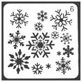 thumbnail image 1 of 2PCS DIY Wall Painting Mold Album Stamp Stencil Photo Scrapbooking Spray Craft Hollow-out Paper Card Template, 1 of 3