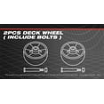 thumbnail image 1 of 2PCS Deck Wheel For Craftsman G8200 Tractors 247.270480 14A7A5ZQ099, 1 of 1