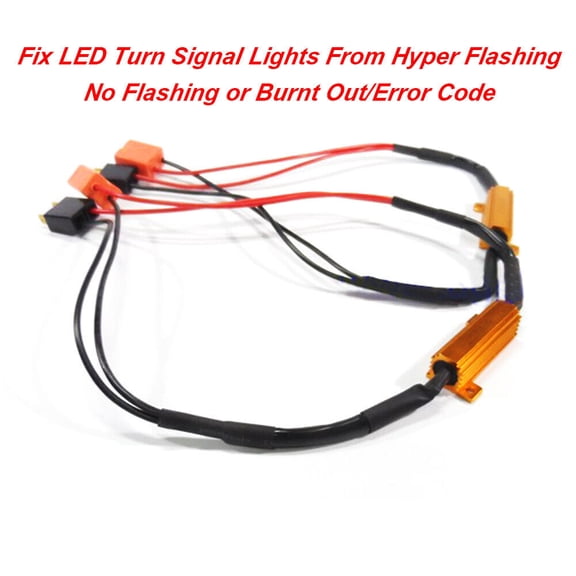 2PCS Dedicated Decoder Decoder Resistance 50W For Car Headlight Car Light Blub