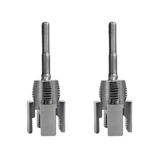 2PCS Delicate Double Function Pipe Threading Set Integrated Internal External Cutter With 1/2In 3/4In Dies Electric Drill