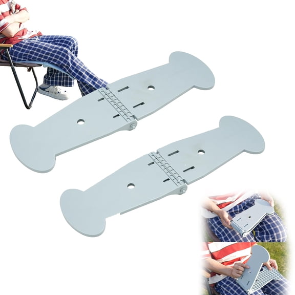 2PCS Desk Foot Rest - Leg Rest Angle Folding Support, Portable Ergonomic Cushion, Adjustable Supports Computer Travel Bedroom Outdoor Airplane(Q)