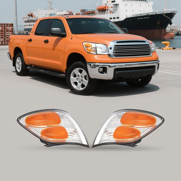 2PCS Direct Replacement Turn Signal Lights Front Left Right For Toyota Tundra Sequoia 2001-2004