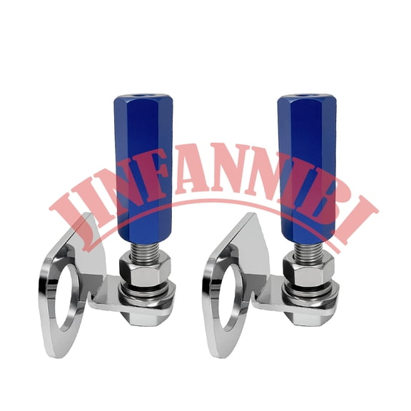2PCS Dirt Bike Flag Mount, Motorcycle Motocross Dune Flag, Motorcycle Flag Mount, 22.5mm Rear Axle Mounting Holder Set for Quick Install 1/4" Whip Flag Pole - Blue