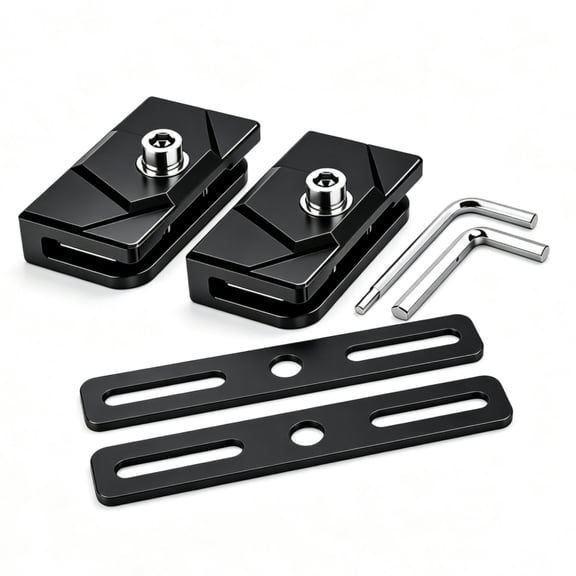 2PCS Ditch Light Brackets Hood Mount with Ditch Light Bracket Extensions (Pair), Universal Light Mount Extension for Pod Light Mounts Led Light Bar Mounting Brackets for Off-Road Trucks SUV