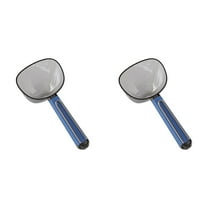 2PCS Dog Food Measuring Scoop 1cup,Cat Food Scoop,Dry Food Spoon With Graduated Line The Handle Has a Clamp To Seal The Food,Can Be Used For Rice,Flour,Soybean And Other Kinds Of Grain (Blue)