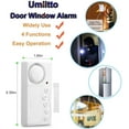 thumbnail image 1 of 2PCS Door Alarms when Opened，4 in1 Simple Fridge Door Alarm with Delay Upgrade for Home Safety Loud 108dB for Home Basement Kitchen Garage 3/15/30/60 Seconds Quick Rings, 1 of 8