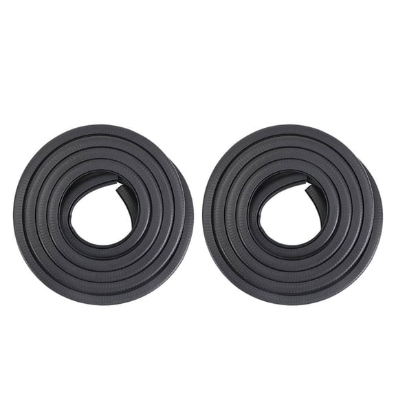 2PCS Door Seal Molding Kit For Ford Bronco 1980-1996 F100 1980-1983 F150 F250 1980-1996 F-250 HD 1997 F350 1980-1997 Rubber Front Left Driver and Right Passenger