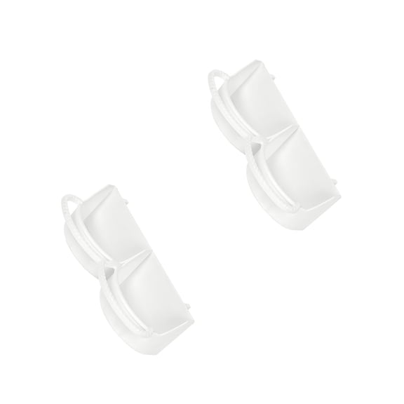 2PCS Double Slot Bird Feeder Feeder with Perch Stand for Small Bird Pigeons Parrots Canaries Feeding Station