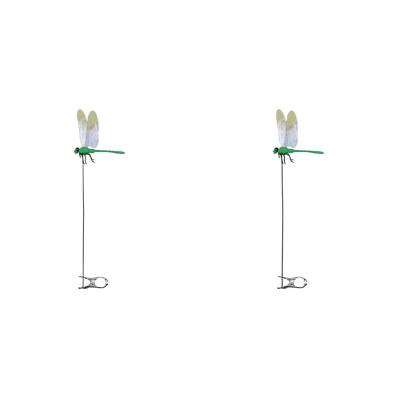 Dragon Fly Clips for Bugs Repellent, 3D Fake Dragonfly Clips to Keep Bugs Away, Clip on Dragonfly for Bugs, Waterproof Dragon Fly Clip Outdoor Hanging Ornament & Garden Decor