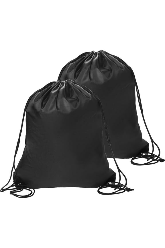 2PCS Drawstring Bags PE Bags Drawstring Gym Bag Fluorescent Green Draw String Bags Drawstring Backpack for Sports, Gym, Travel, Swimming, Beach for Women Men