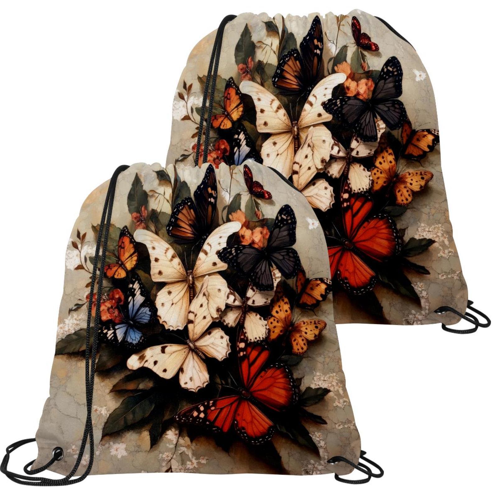 2PCS Drawstring Bags, PE Gym Bag, Large String Swim Trainer Bag