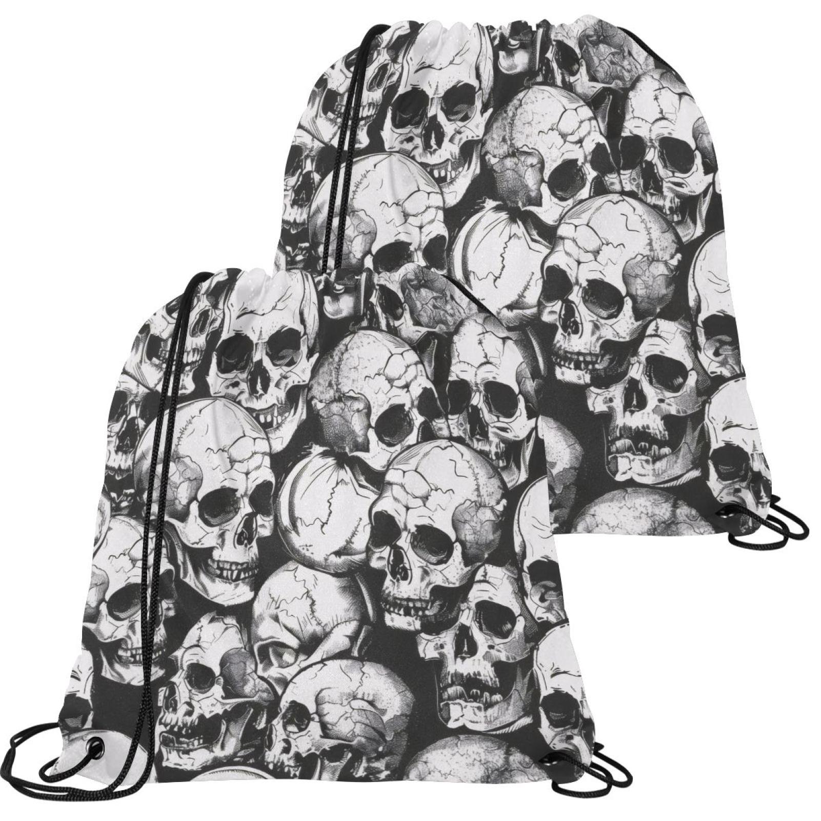 2PCS Drawstring Bags, PE Gym Bag, Large String Swim Trainer Bag