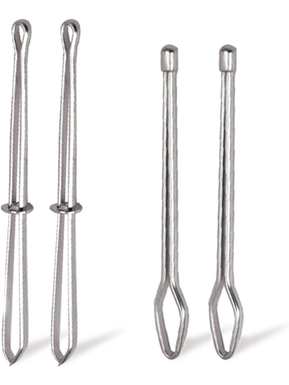 2PCS Drawstring Threaders, Metal Drawstring Threader Tweezers Easy Quick Insert Drawstring DIY Rope Threader Clip Bodkin Sewing Tool for Sweatpants,Hoodies,Swim Trunks