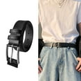 thumbnail image 1 of 2PCS Dress Belts for Men Mens Belt Suits Jeans With Single Prong Buckle, 1 of 7