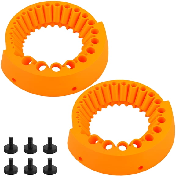 2PCS Drill Bit Sharpener Efficient Plastic Drill Bit Sharpening Jig Multipurpose Angle Grinder Attachments for Grinding and Polishing