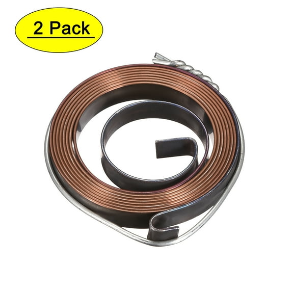 2PCS Drill Press Spring Quill Feed Return Coil Spring 980mm 41x6x0.7mm