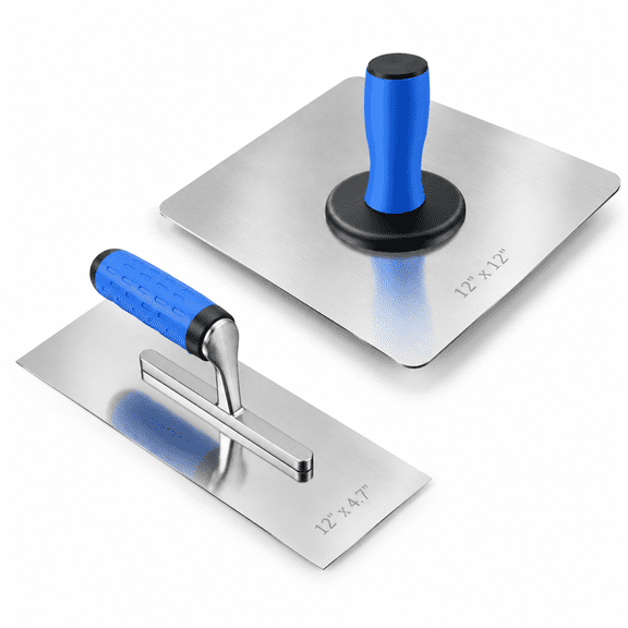 2PCS - Drywall Hawk & Trowel Plastering Kit for Walls Ceilings and Construction Projects
