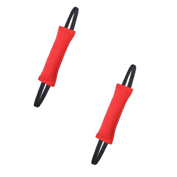 2PCS Durable Chew For Aggressive Chewers Interactive Long Lasting Puppy Teething Bone Tough Fabric Rope Tug Of War Training Chew Stick Outdoor Play Activity 30X8Cm Utility