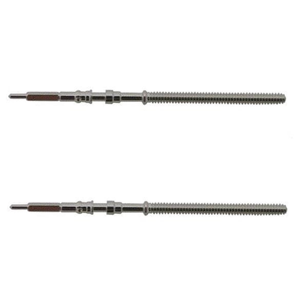 2PCS Durable Watch Winding Stem Replacement Wristwatch Parts for NH35 NH36 Movement Replacement