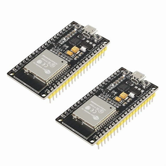 2PCS ESP32 Development Board WiFi+Bluetooth Ultra-Low Power Dual Core Specification Model ESP32 38Pin CH9102
