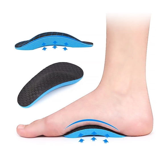 2PCS EVA Soft Flat Arch Support Half Pad for Sports Relieve Foot Pain and Improve Posture for Sports Wear Shoe Insert Accessorie