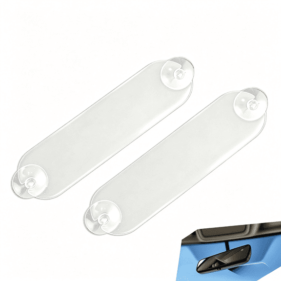2PCS EZ Pass Holders, HD Toll Transponder Holder, Windshield Ipass Sticker Holder with Strong Suction Cups, Universal EZ Pass Mounting Strips for All Major Toll Passes