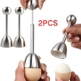 thumbnail image 1 of 2PCS Egg Cracker Tool for Hard Boiled Eggs, Cooking Tools and Gadgets Egg Cracker, Small Kitchen Gadgets Egg Opener Tool, Egg Shell Opener Hard Boiled, 1 of 9