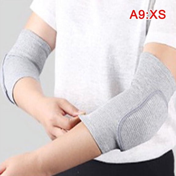 2PCS Elastic Elbow Pads Thickened Sponge Elbow Knee Protectors Guard Basketball