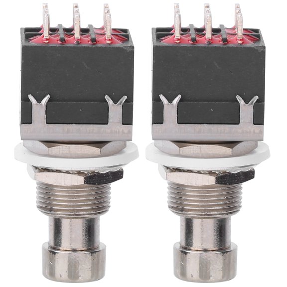 2PCS Electric Guitar Pedal 9 Pin Guitar Effect Pedal Foot Switch Musical Instruments Parts