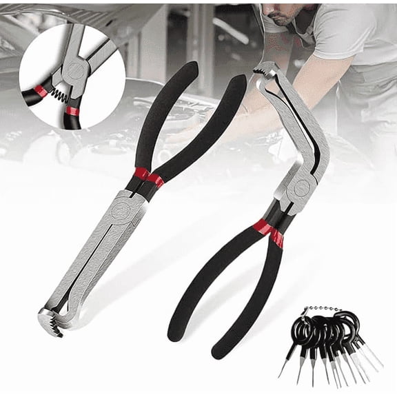 Vidonio 2Pcs Electrical Disconnect Pliers Set,37960 37980 Automotive Connector Removal Tool,Hose Clamp Pliers,for Car Wiring Harness, ABS Sensors