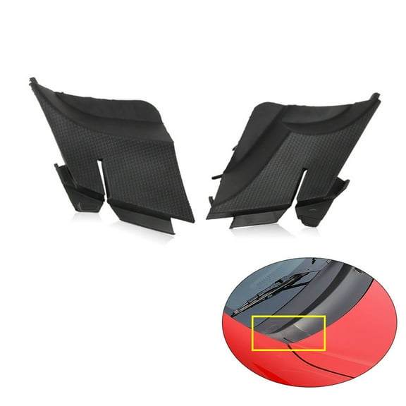 2PCS Engine Hood Hinge Trim Cover Cap For HONDA FIT JAZZ Hatchback GD 2003- 2008