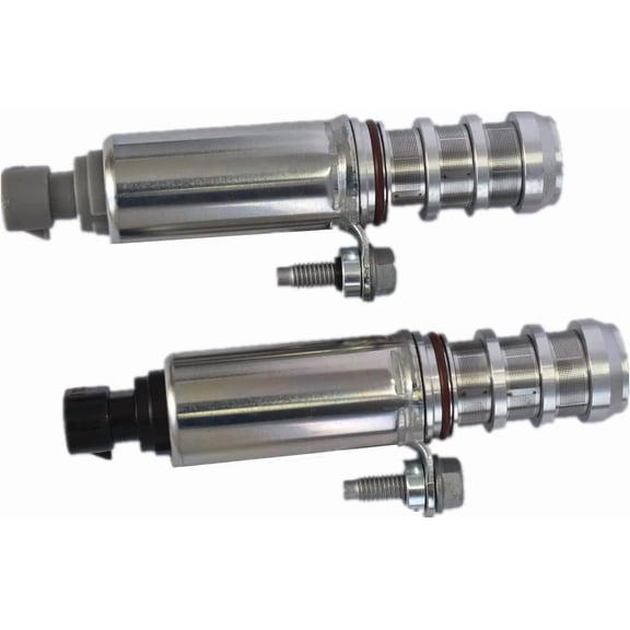2PCS Engine VVT Intake and Exhaust Camshaft Variable Timing Solenoid Valve Kit Compatible with 2010-2017 Equinox 2.4L, Replaces OE 12655421 12655420