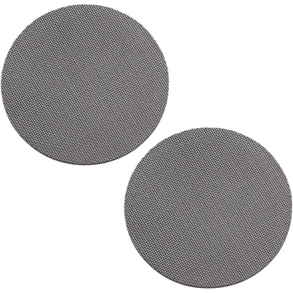 2PCS Espresso Cup Sieve 53.3mm 150 Micron Silver 316 Stainless Steel Filter Screen Machine Part Suitable for Home and 0ffice