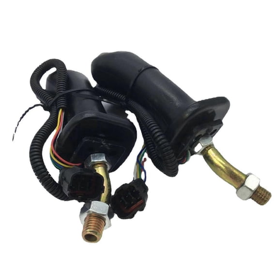 2PCS Excavator Joystick Handles Ergonomic Grip Precise Control Button Handle Excavator Joystick Kit