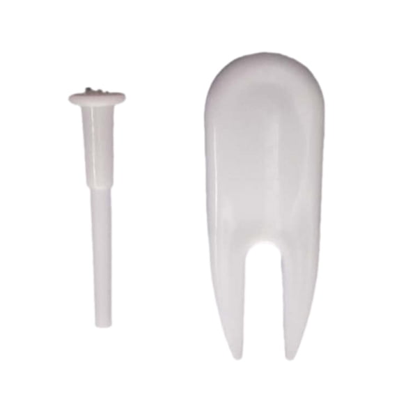 2PCS Exercise Plug Set for Yoga Ball Inflation Deflation Durable PP Material Easy to Use Sealing Design