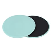 2PCS Exercise Sliding Gliding Disc Fitness Core Slider Sport Full Body Workout light green