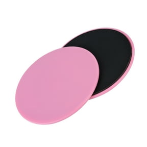 2PCS Exercise Sliding Gliding Disc Fitness Core Slider Sport Full Body Workout (pink)