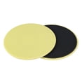 thumbnail image 1 of 2PCS Exercise Sliding Gliding Disc Fitness Core Slider Sport Full Body Workout (yellow), 1 of 8