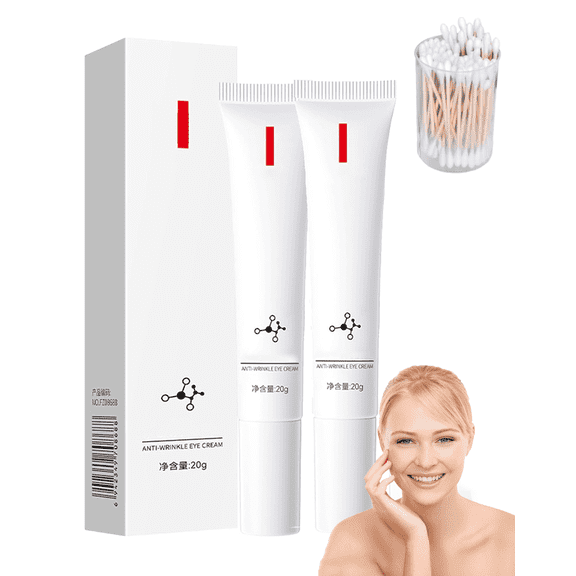 2PCS Eyez Tinted Firming Eye Gel - Instant Under Eye Tightener, Reduces Puffiness & Fine Lines, for All Skin Types, 20ml Brightening & Smoothing Eye Cream for Women Men