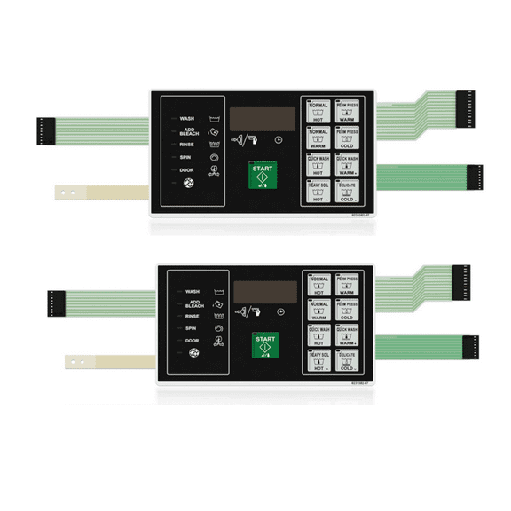 2PCS F0231582-03P Keypad Replacement For Speed Queen Washer Part